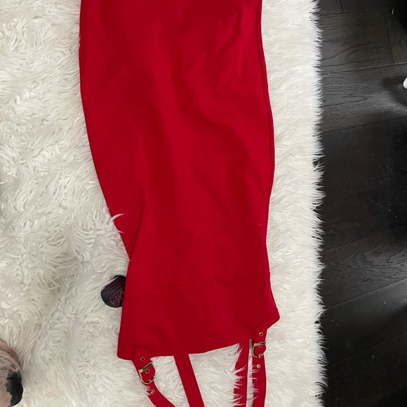 Hot Miami Styles Red Halter dress size small - New with tags - Picture 4 of 5